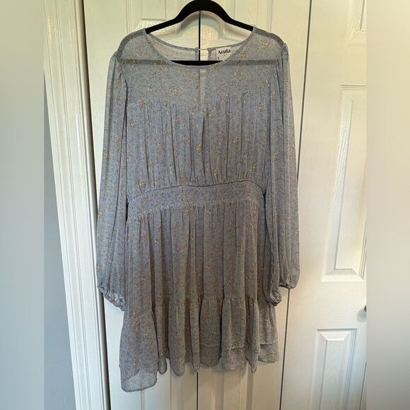 ARULA Pastel Floral Dress - Picture 1 of 4